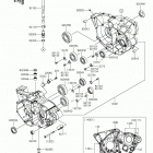 KX250F (KX250ZGF) Картер двигателя