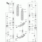 KLX140 (KLX140-AFF) Передняя вилка