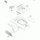 ER-6n (ER650-EGF) Наклейки (зеленый)(Eff)