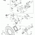 Ninja 1000 ABS Задний тормоз
