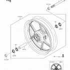 Ninja 1000 ABS Переднее колесо