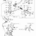 Ninja 1000 ABS Главный тормозной цилиндр