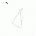 KX250F (KX250-ZFF) Подножка
