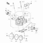 KLX140 (KLX140-AFF) Головка цилиндра