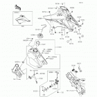 KLX110L (KLX110-DGF) Топливный бак