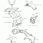 Ninja 1000 ABS Decals(red)(mgf)(ca,us)