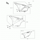 KX100 (KX100-FFF) Боковые обтекатели