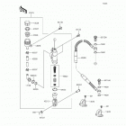 KX85 (KX85-CFF) Задний торм цилиндр