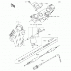 KLX140 (KLX140-AFF) Тросы управления