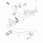 KX85 (KX85-CFF) Механизм переключения передач