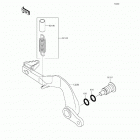 KX85 (KX85-CFF) Педаль тормоза