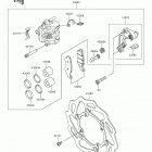 KX250F (KX250ZGF) Передний тормоз