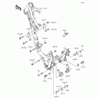 KX85 (KX85-CFF) Крепление двигателя