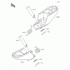 KX85 (KX85-CFF) Подножки