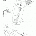 KX250F (KX250ZGF) Задний торм цилиндр