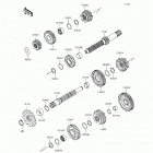KLX140 (KLX140-AFF) Трансмиссия