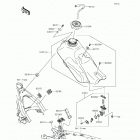 KLX140 (KLX140-AFF) Топливный бак