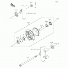 KLX140 (KLX140-AFF) Переднее колесо