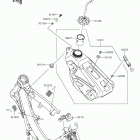 KX250F (KX250ZGF) Топливный бак