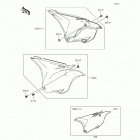 KX85 (KX85-CFF) Боковые обтекатели