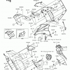 Ninja 1000 ABS Cowling(1  /  2)(center)