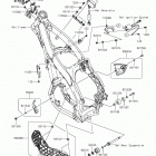 KX250F (KX250ZGF) Рама ,крепежные детали