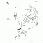 Ninja 650 ABS (EX650-FFF) Педаль тормоза