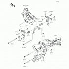 Ninja 300 ABS SE (EX300-BFSA) Крепление двигателя