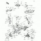 Versys 650 ABS (KLE650-FFF) Рама ,крепежные детали