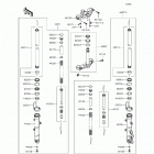 Ninja 300 ABS SE (EX300-BFSA) Передняя вилка