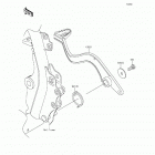 KL650 (KL650-EFF) Педаль тормоза