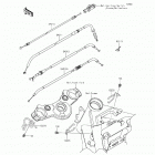 Ninja 650 ABS (EX650-FFF) Тросы управления