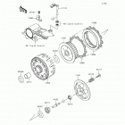 KL650 (KL650-EFF) Сцепление