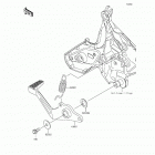 Versys 650 ABS (KLE650-FFF) Педаль тормоза