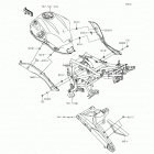 Versys 650 ABS (KLE650-FFF) Боковые крышки  /  крышка цепи