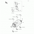 Ninja 650 (EX650-EFF) Коленвал