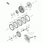Ninja 300 ABS SE (EX300-BFSA) Сцепление