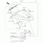 Ninja 300 ABS SE (EX300-BFSA) Accessory(single seat cover)