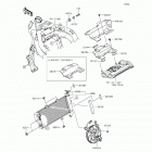 Ninja 650 ABS (EX650-FFF) Радиатор
