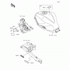 Ninja 300 ABS SE (EX300-BFSA) Лейбл предостережения