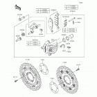 Ninja 650 (EX650-EFF) Передний тормоз