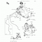 Versys 650 ABS (KLE650-FFF) Топливный бак