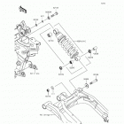 Ninja 650 ABS (EX650-FFF) Подвеска  /  амортизатор
