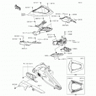 Ninja ZX-10R ABS 30th Anniversary Edition (ZX1000-KFF) Боковые крышки  /  крышка цепи