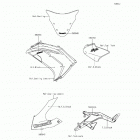 Ninja 650 (EX650-EFF) Наклейки (m.s.black)(eff)