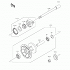 KL650 (KL650-EFF) Переднее колесо