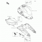 Versys 650 ABS (KLE650-FFF) Лейбл предостережения