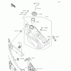 KX450F (KX450-FFF) Топливный бак