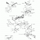 Ninja 300 ABS SE (EX300-BFSA) Боковые крышки  /  крышка цепи