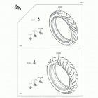 Versys 650 ABS (KLE650-FFF) Wheels  /  tires